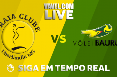 Resultado Praia Clube x Vôlei Bauru pelas quartas de final da Superliga Feminina (3-0)