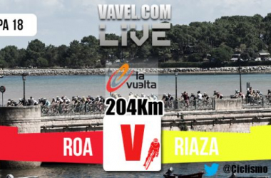 Resultados de la 18ª etapa de la Vuelta a España 2015: Roa - Riaza