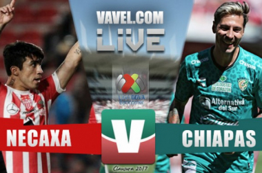 Resultado y goles del Necaxa 2-2 Chiapas de la Liga MX 2017