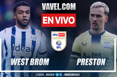 West
Bromwich vs Preston North End EN VIVO hoy, Segundo tiempo (1-0)