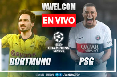 Borussia Dortmund vs PSG EN VIVO hoy: Medio tiempo (1-0)