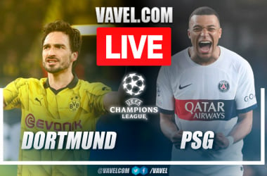 Borussia Dortmund vs PSG LIVE Score: Half time (1-0)