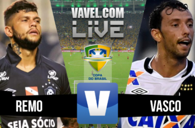 Resultado Vasco da Gama x Remo pela Copa do Brasil (2-1)