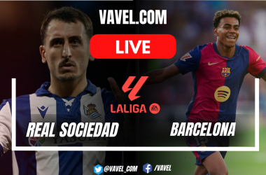 Goals and summary of the Real Sociedad 1-0 Barcelona in La Liga 24/25 match