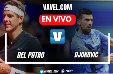 Puntos y resumen del Juan Martin Del Potro 2-0 Novak Djokovic en exhibición