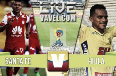 Resultado Santa Fe - Huila en Liga Águila 2015-II (2-1)