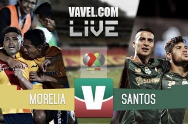 Resultado Monarcas Morelia - Santos Laguna en la Liga MX 2015 (0-1)