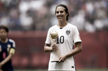 Carli Lloyd, mejor jugadora del Mundial de Canadá 2015