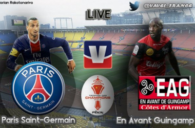 Live Trophée des Champions : Paris Saint-Germain - Guingamp en direct