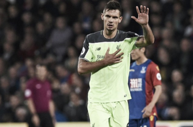 Lovren pide perdón tras el partido ante el Crystal Palace