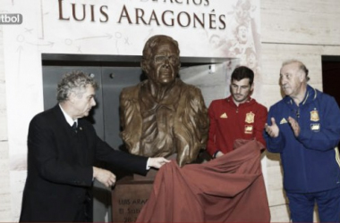 Luis Aragonés, memoria de bronce