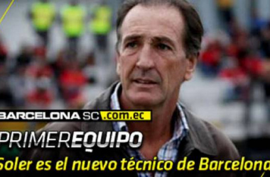 OFICIAL: Luis Soler es el nuevo técnico de Barcelona Sporting Club
