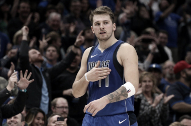 Luka Doncic making a statement