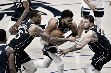 Los Wolves sobreviven en Dallas y confían en la remontada