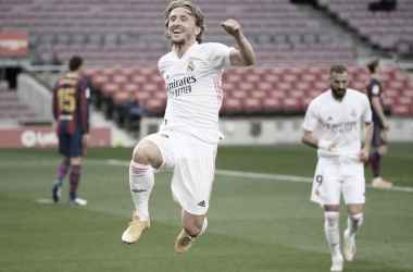 Luka Modric juega su partido 250 en Liga con el Real Madrid