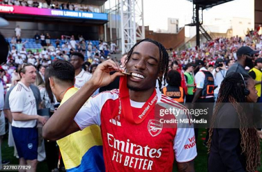"It was my party!" - Noni Madueke on Arsenal's title celebrations, competition with Bukayo Saka and love from supporters