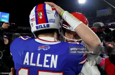 Two of the NFL's finest in Patrick Mahomes and Josh Allen