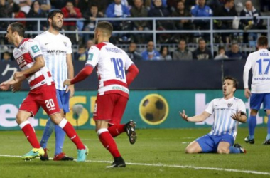 Un soplo de aire más para el Granada CF en La Rosaleda