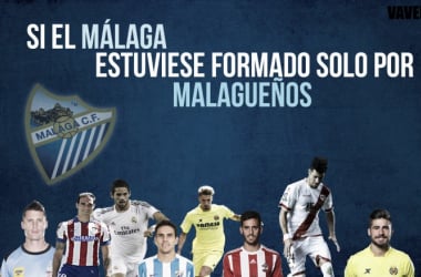 Si el Málaga CF estuviese formado solo por malagueños