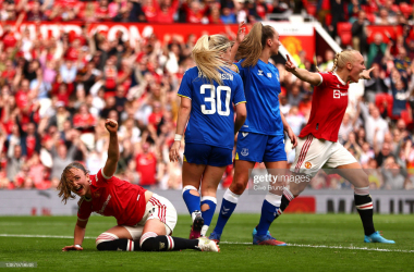 Manchester United vs Everton earlier in the season (Photo by Clive Brunskill via Getty Images)