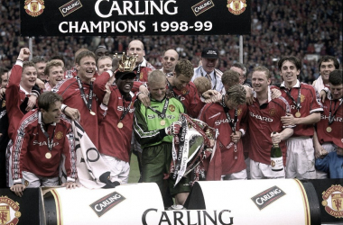 El histórico Manchester United campeón de la 1998/1999