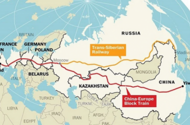 La línea de tren que une China y España