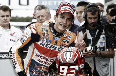 Marc Márquez: &quot;Lo que cuenta es que hemos hecho la pole, pero he ido al límite&quot;