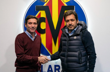 Marcelino García Toral durante su presentación como nuevo entrenador del Villarreal: Fuente: Villarreal CF