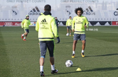 Marcelo vuelve a entrenar con el grupo