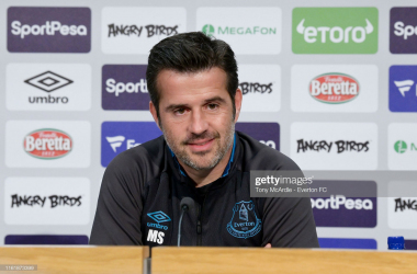 Everton boss Silva hoping Blues can prove they deserve to be league leaders in Aston Villa clash