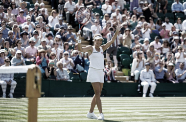 Maria bate Sakkari em Wimbledon e faz melhor campanha em Majors na carreira; Ostapenko avança
