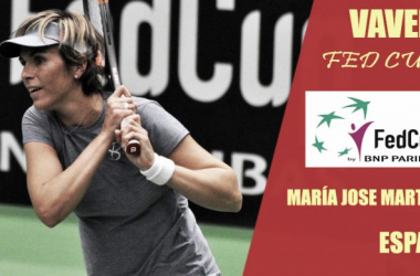 Fed Cup 2018. María José Martínez: la veteranía es un grado