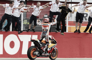 Marc Márquez reina en la vergüenza de Michelin