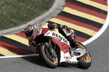 Marc Márquez lidera el festival Honda en Alemania