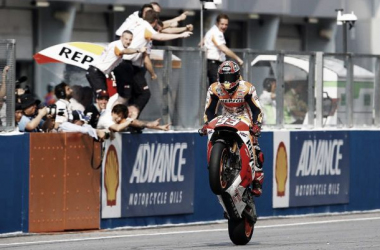 Marc Márquez: &quot;Hemos igualado a Mick Dohaan, toda una leyenda&quot;