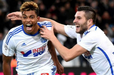 Marseille 2-1 Guingamp: OM leave it late to keep the pressure on Ligue 1 leaders Lyon