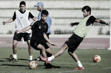 El Málaga completó el tercer entrenamiento de la semana