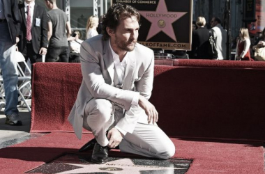 Matthew McConaughey ya tiene su estrella en el Paseo de la Fama