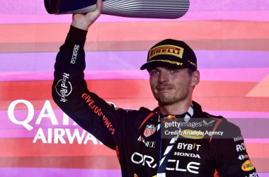 <span style="color: rgb(8, 8, 8); font-family: Lato, sans-serif; font-size: 14px; font-style: normal; text-align: start; background-color: rgb(255, 255, 255);">Dutch pilot Max Verstappen from the Red Bull team, poses for a photo after winning the first place in the F1 Qatar Grand Prix at Losail Circuit in Doha, Qatar on October 08, 2023. Australian pilot Oscar Piastri (not seen) from the McLaren team won the second place, and British driver Lando Norris (not seen) won the third place. (Photo by Mohammed Dabbous/Anadolu Agency via Getty Images)</span>