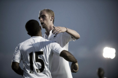 Oliver McBurnie pushing for a first team role at Swansea City