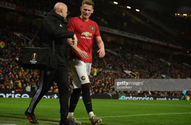 Who would replace injured McTominay in United's team vs Brighton? 