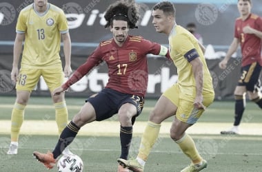 Cucurella, fundamental en la sub-21