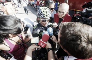 Nairo Quintana: &quot;La zona de viento fue muy difícil de pasar&quot;