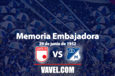 Memoria 'embajadora': goleada histórica de Millonarios a Santa Fe