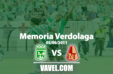 Memoria 'verdolaga': Atlético Nacional y
una victoria ante Tolima para acercarse a la final del 2011-I