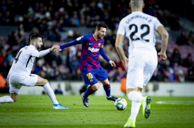 Messi amarga la visita del Granada CF al Camp Nou