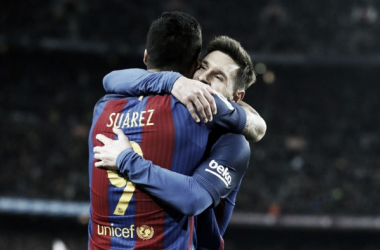 Messi y Suárez, pichichis 2016