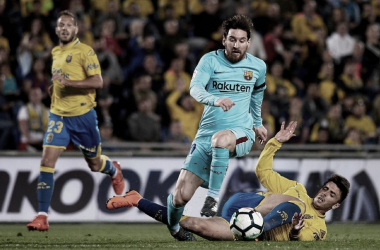 Leo Messi en la última visita del Barça a Gran Canaria Stadium&nbsp;<span class="selectable-text copyable-text">| Getty Images</span>