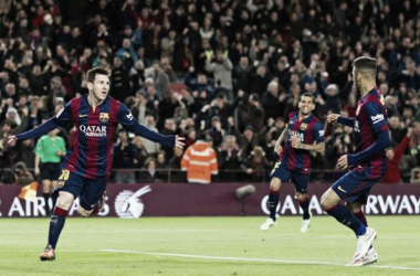 Barcelona 5-1 Espanyol: Messi grabs a hat-trick as Barca keep pace with Real