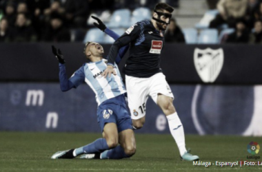 Puntuaciones Málaga - Espanyol, jornada 18 La Liga Santander